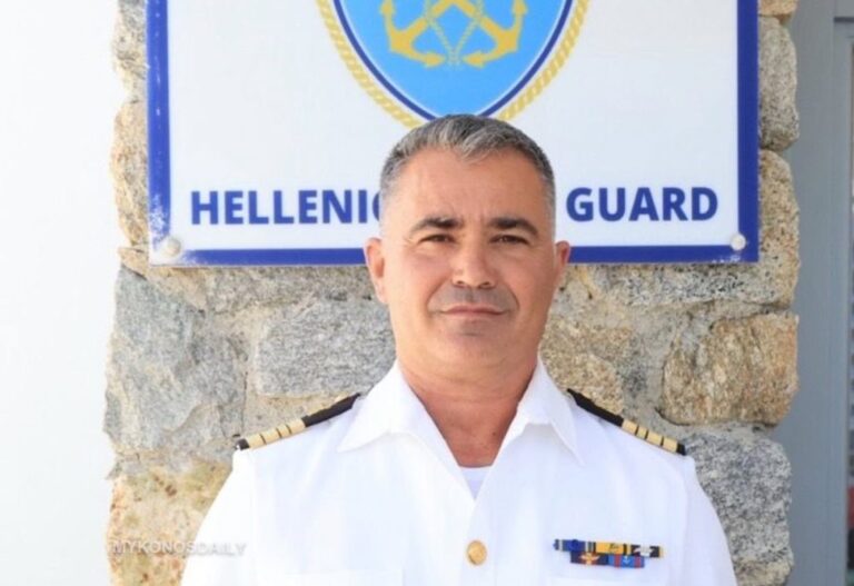 Ο Αντιπλοίαρχος Παναγιώτης Κατσάρας νέος Λιμενάρχης Μυκόνου