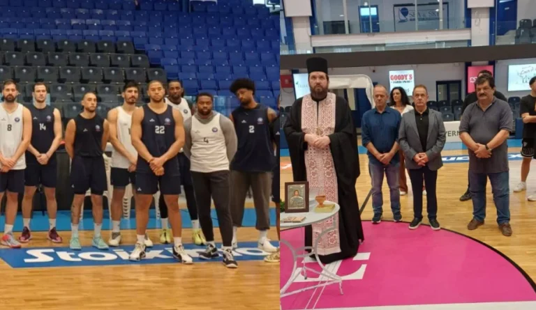 Ιστορική Μέρα για τη Μύκονο: Αγιασμός στο Ανακαινισμένο Κλειστό Γυμναστήριο της Άνω Μεράς, έτοιμο για την Α1!